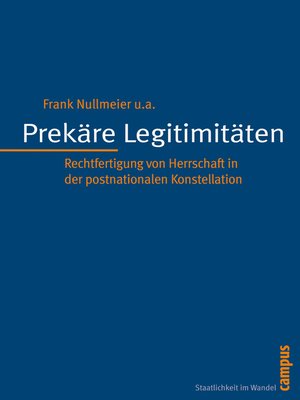 cover image of Prekäre Legitimitäten